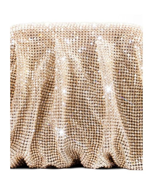Benedetta Bruzziches Natural Crystal Chain Clutch Bag