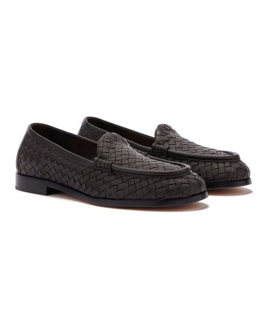 Bottega Veneta Black Solid Color Loafer