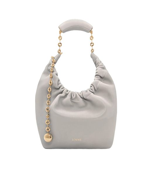 Loewe Gray Small Squeeze Bag