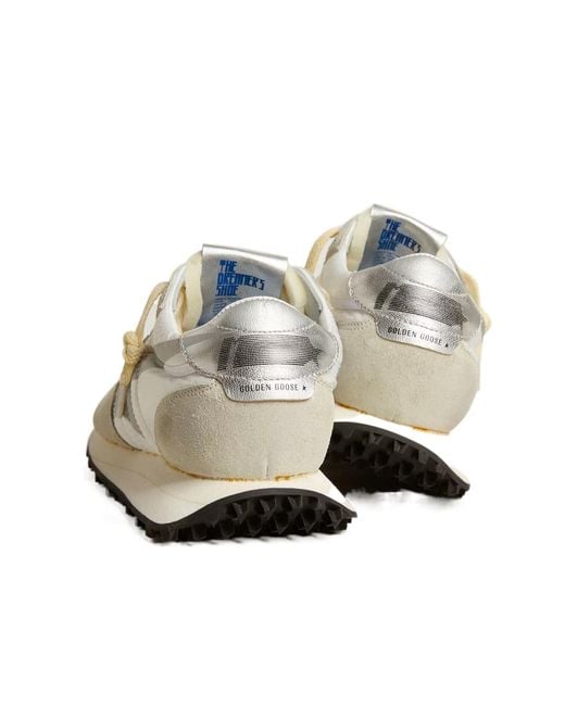 Golden Goose Deluxe Brand White Running Marathon Low-Top Sneakers for men