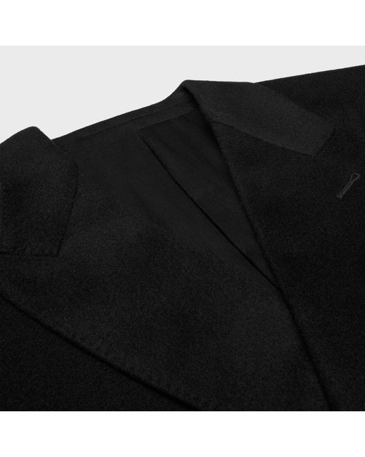 Céline Black Double-Breasted Coat for men