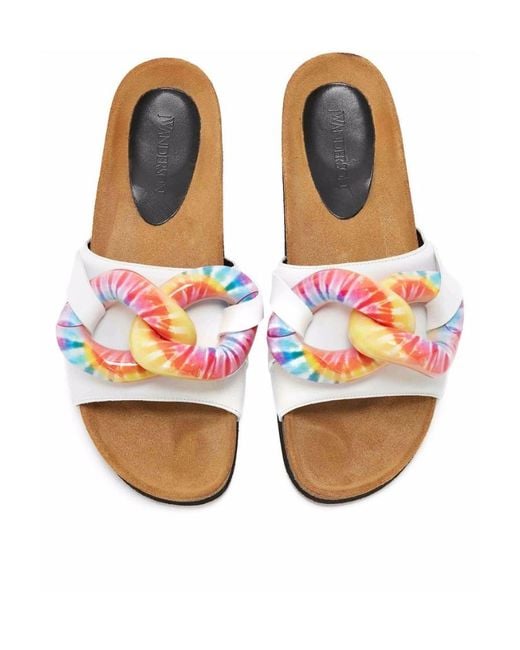 J.W. Anderson Pink Chain Slide