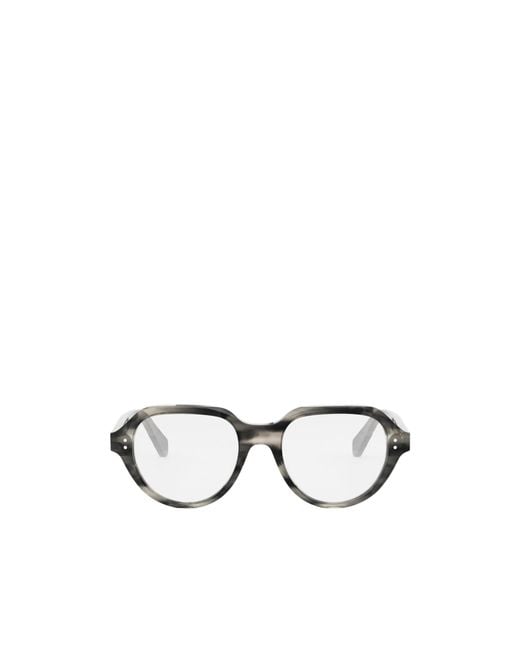 Céline White Full Frame Plain Mirror for men