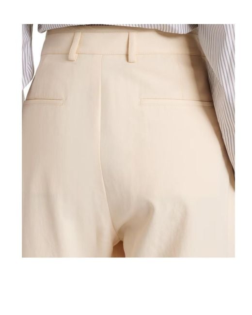 Lemaire Natural Wool-Blend Gabardine Tapered Pants
