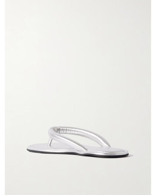 St. Agni White Sumi Flip-Flops