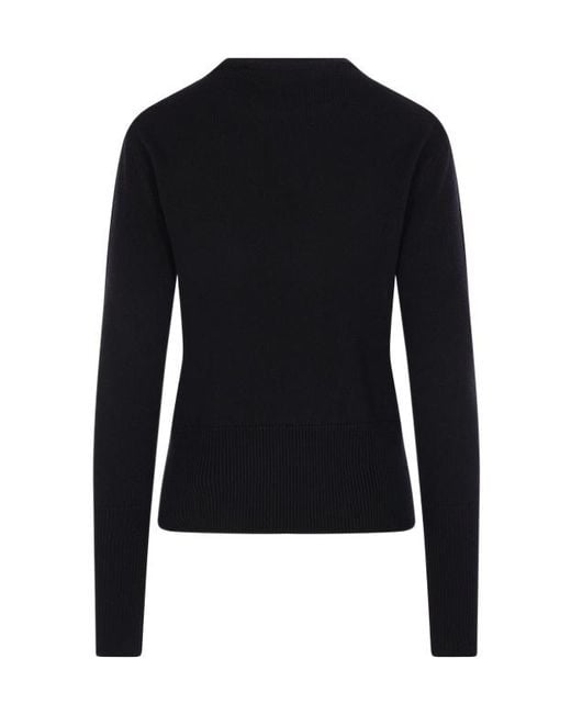 Vivienne Westwood Black Orb-Intarsia Wool Sweater