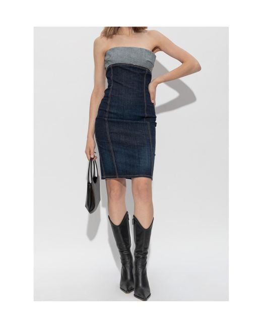 DSquared² Blue Denim Dress
