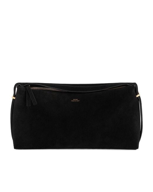 Totême  Black Zipper Clutch