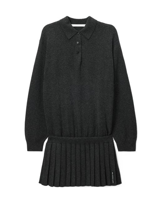 Alexander Wang Black Polo Dress