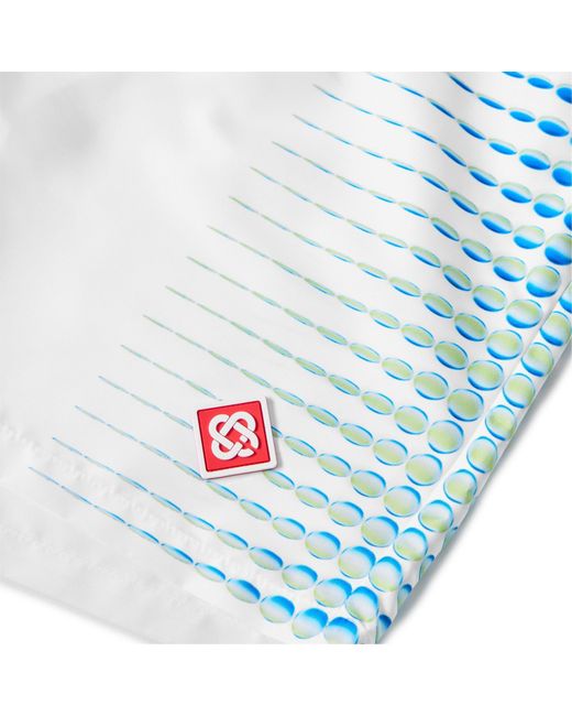 Casablanca White Logo-Detail Shorts for men