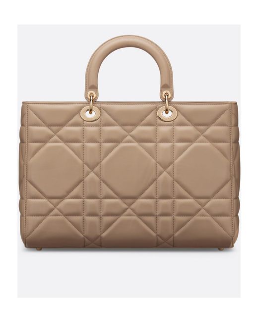 Dior Natural Large Lady D-Sire Bag