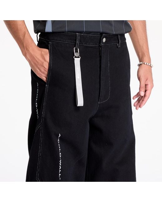 A_COLD_WALL* Black Belt-Loop Jeans for men