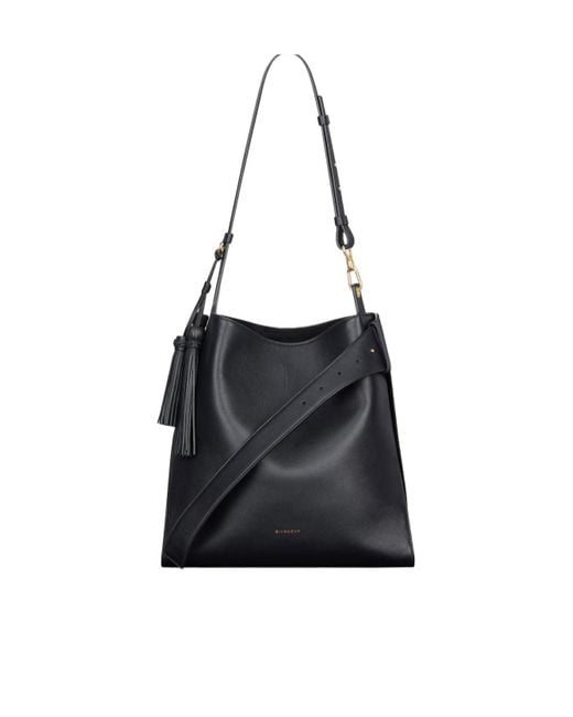 Givenchy Black Medium Belted Hobo Bag