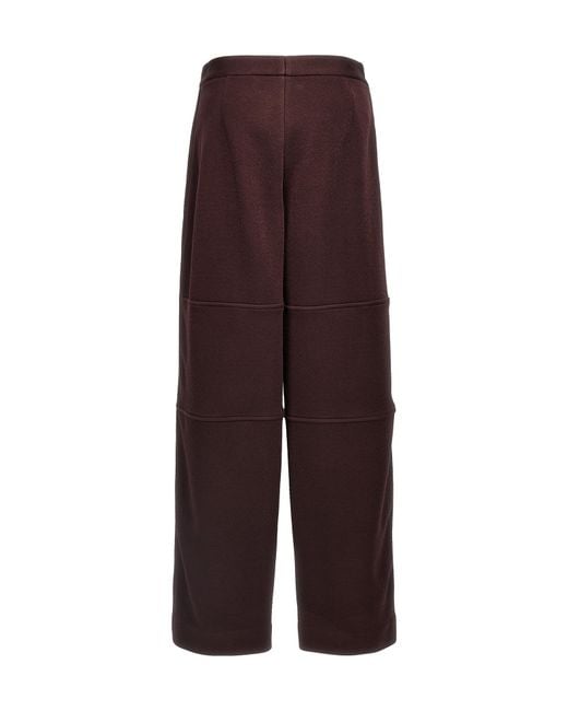 Jil Sander Purple Wide-Leg Pants