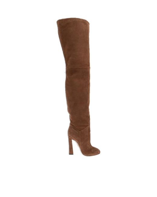DSquared² Brown Over-The-Knee Boots