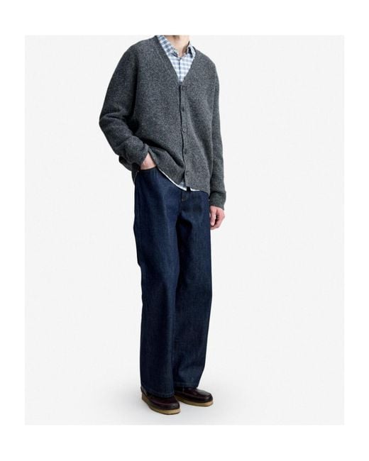 A.P.C. Gray Pierre Cardigan for men
