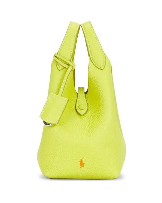 Polo Ralph Lauren White Small Polo Play Leather Cross Body Bag