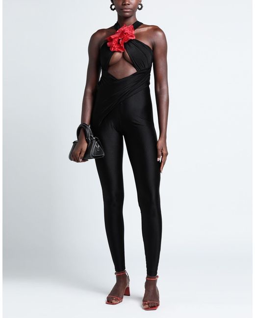 Saint Laurent Black Sleeveless V-Neck Dress