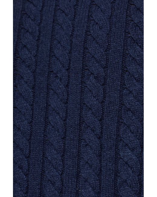 A.P.C. Blue Stendhal Cable-Knit Sweater for men