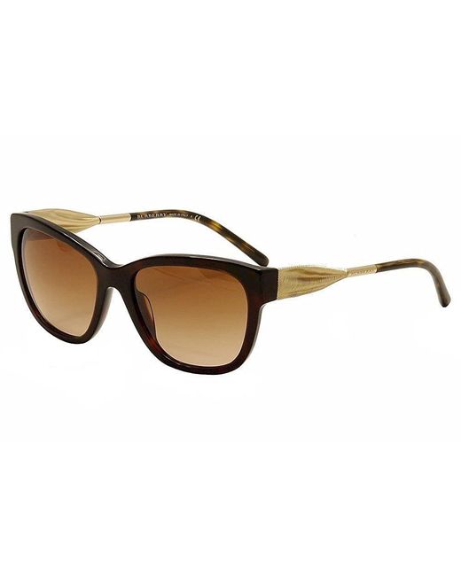 Burberry Brown Logo Gradient Sunglasses