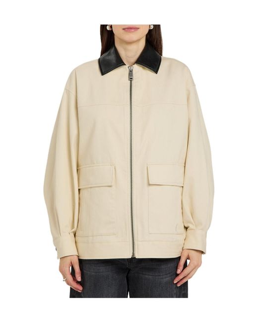 Anine Bing Natural Holden Twill Jacket