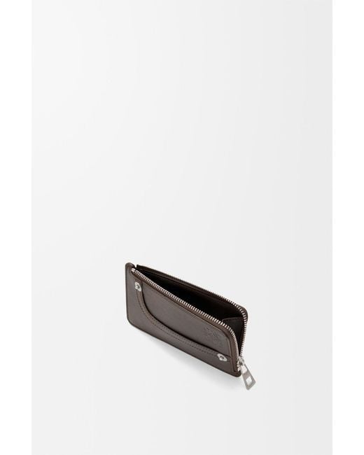 Loewe Brown Zip Coin Cardholder for men