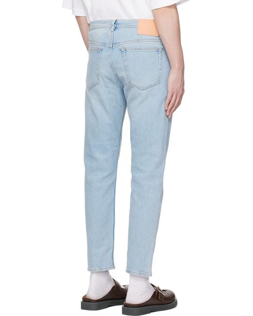 Acne Blue Slim-Fit River Jeans for men