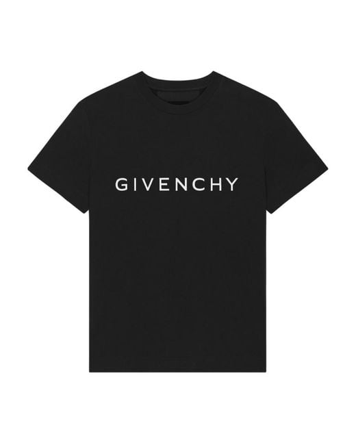 Givenchy Black Archetype Oversized T-Shirt for men