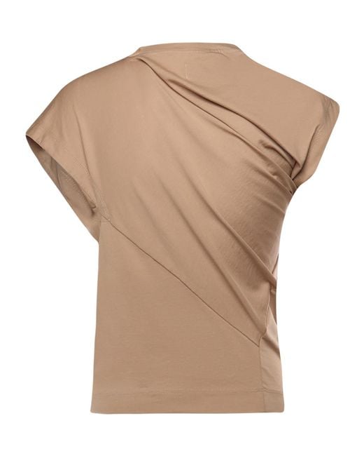 Vivienne Westwood Natural Asymmetric Short-Sleeved T-Shirt