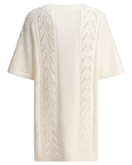 Loulou de Saison White Arman Knit Dress