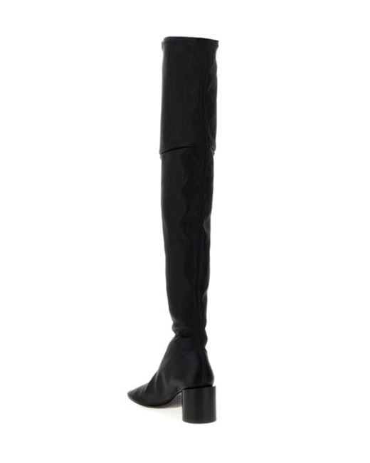 Jil Sander Black Nappa Boots