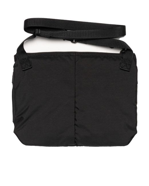 Porter-Yoshida and Co Black Force Nylon Shoulder Bag for men