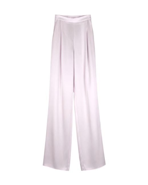 Max Mara Pink High-Waisted Casual Pants