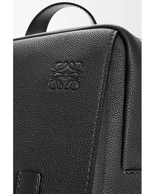 Loewe Black Military Backpack for men