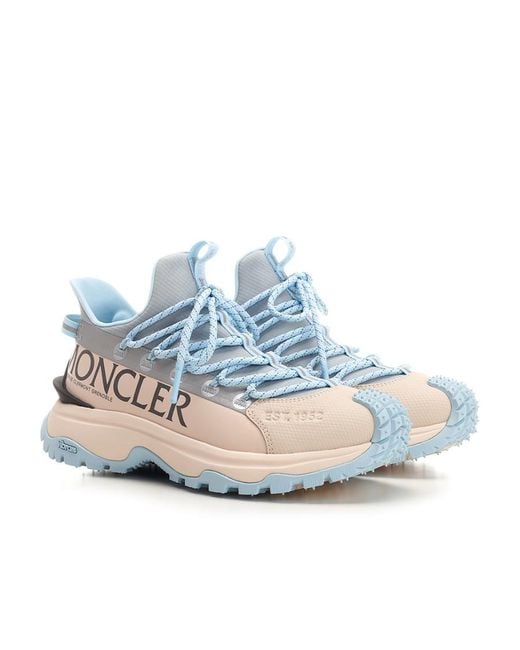 Moncler Blue Trailgrip Lite 2 Lace-Up Sneakers