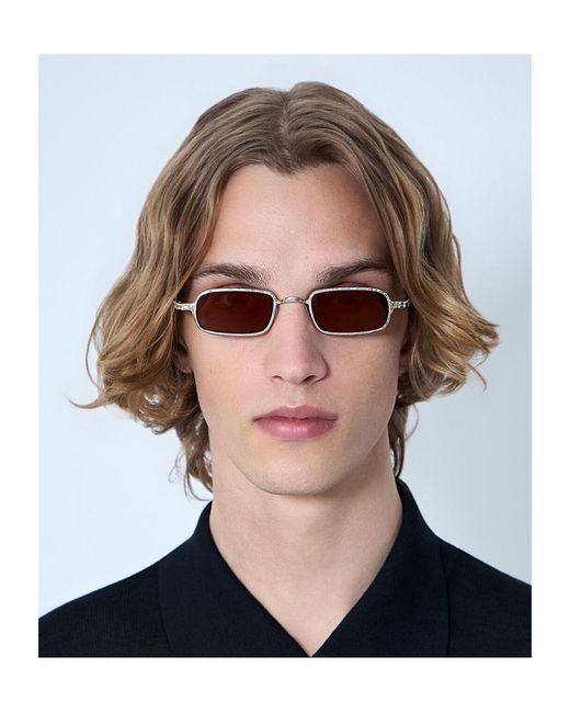 Kuboraum Purple Mask Z 17 Rectangular Sunglasses for men