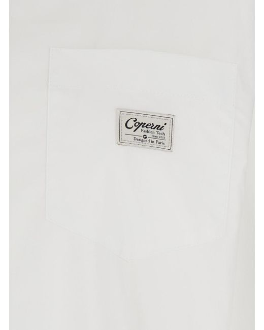 Coperni White Body Poplin Shirt