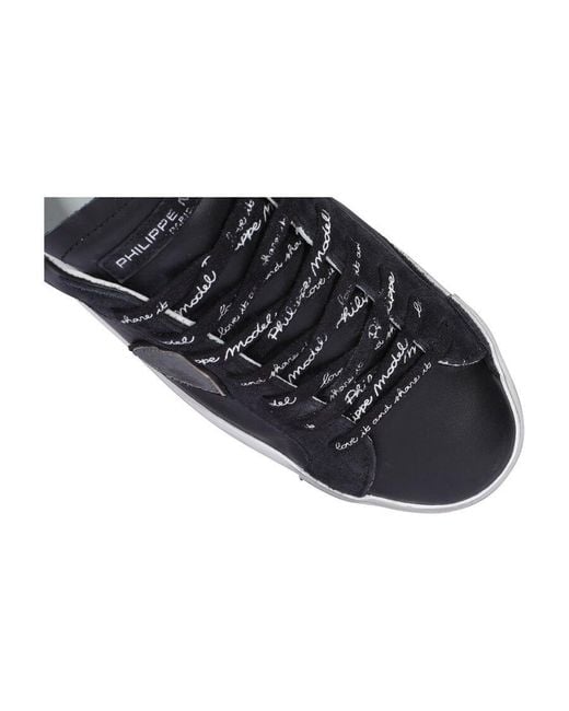 Philippe Model Blue Prsx Lace-Up Sneakers for men