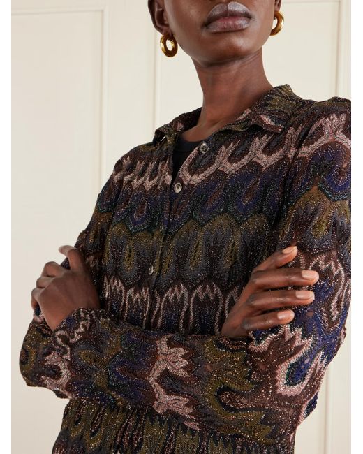 Missoni Black Crocheted Cardigan