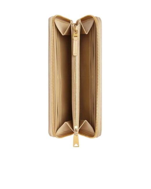 Bottega Veneta Natural Intrecciato Long Wallet