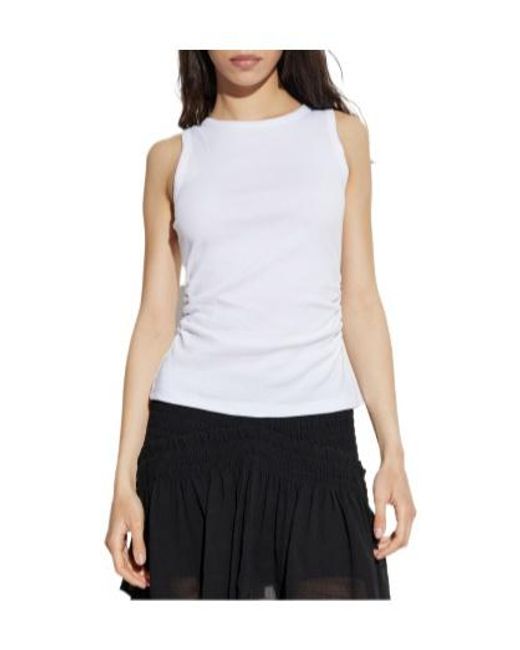 AllSaints White Sleeveless Tops