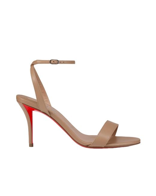 Christian Louboutin White Miss Z Heeled Sandals