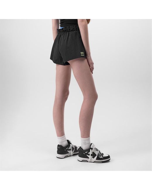 Off-White c/o Virgil Abloh Blue Nylon Shorts