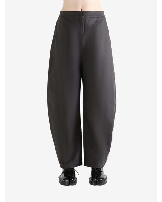 Amomento Gray Curved Long Pants