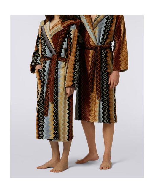 Missoni Multicolor Home Giacomo Hooded Bathrobe