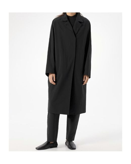 Veilance Black Nitra Sl Trench Coat