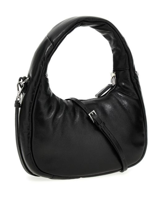 Prada Black Mini Padded Leather Shoulder Bag