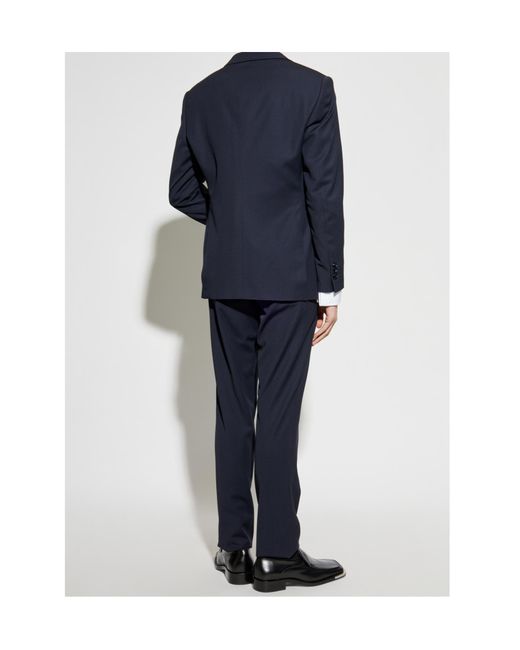 Giorgio Armani Blue Two-Piece Single-Breasted Suit for men