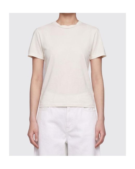 Thom Krom White Crew-Neck T-Shirt