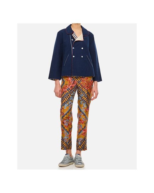 Alberto Biani Orange Belt Loops Slacks